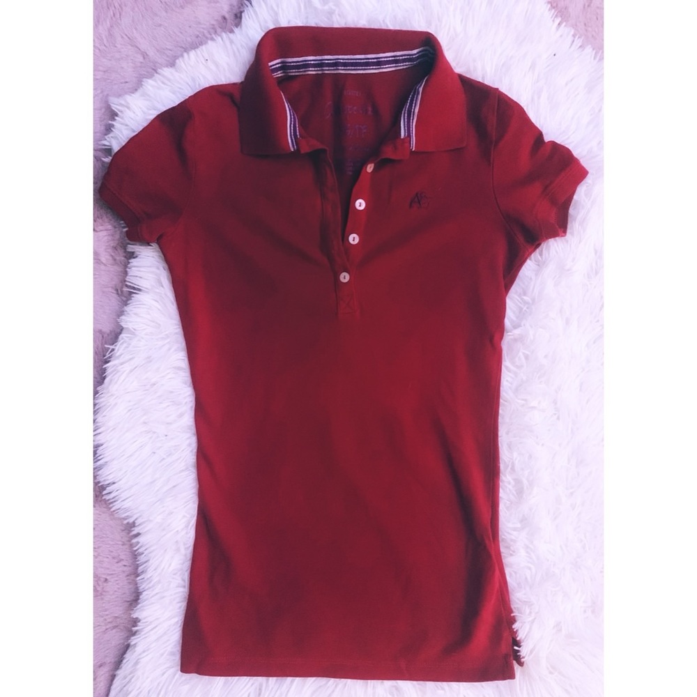 🖤🌟❤️Aeropostale Red Polo Shirt ❤️🌟🖤